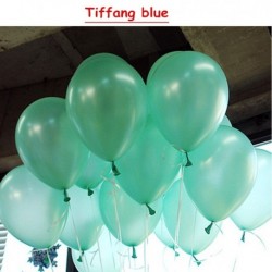 Szín: Tiffany - 10db/tétel 10 hüvelykes arany fekete latex hélium léggömbök esküvői születésnapi léggömbök