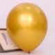 Szín: arany - 1db 18 hüvelykes fém léggömb esküvői parti léggömbök boldog születésnapot 4D fém króm fólia