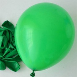 Szín: zöld - 10 DB színes léggömbök 10 hüvelykes 2,2 g-os esküvői dekorációs latex léggömbök felfújható hélium