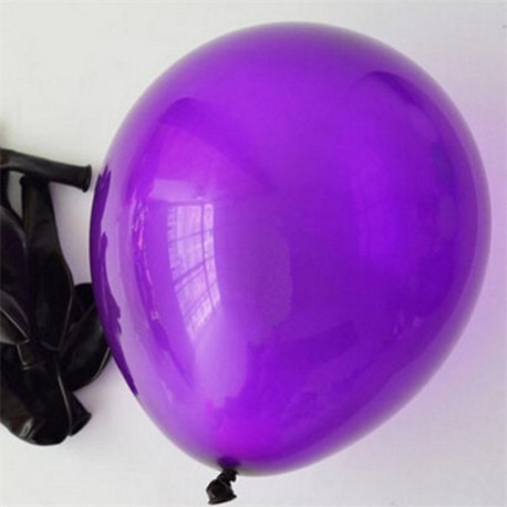 Szín: lila - 10 DB színes léggömbök 10 hüvelykes 2,2 g-os esküvői dekorációs latex léggömbök felfújható hélium