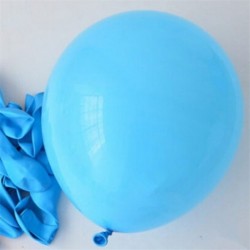 Szín: világoskék - 10 DB színes léggömbök 10 hüvelykes 2,2 g-os esküvői dekorációs latex léggömbök felfújható