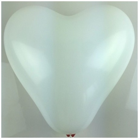 Fehér szín - 10db/tétel Romantikus 12 hüvelykes 2,2g Red Love Heart Latex hélium lufi esküvői dekoráció Valentin-napi