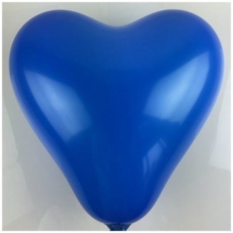 Szín: kék - 10db/tétel Romantikus 12 hüvelykes 2,2g Red Love Heart Latex hélium lufi esküvői dekoráció Valentin-napi