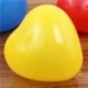 Szín: sárga - 10db/tétel Romantikus 12 hüvelykes 2,2g Red Love Heart Latex hélium lufi esküvői dekoráció Valentin-napi