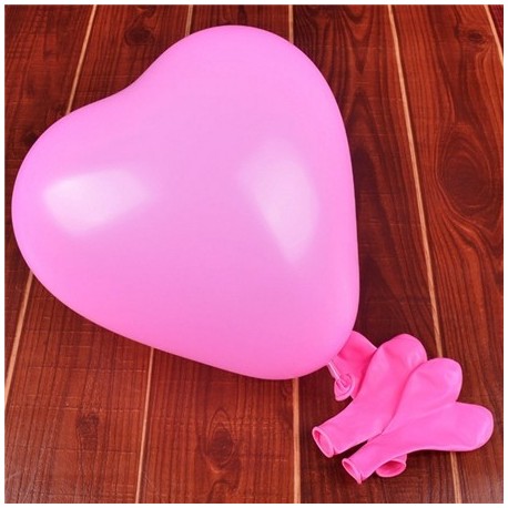 Szín: rózsaszín - 10db/tétel Romantikus 12 hüvelykes 2,2g Red Love Heart Latex hélium lufi esküvői dekoráció Valentin