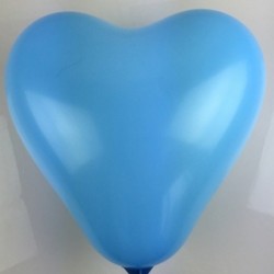 Szín: világoskék - 10db/tétel Romantikus 12 hüvelykes 2,2g Red Love Heart Latex hélium lufi esküvői dekoráció Valentin