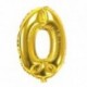 Szín: arany 0 - 1 db 32 hüvelykes rózsa arany ezüst alumínium fólia szám lufi 0-9 születésnapi esküvői eljegyzési