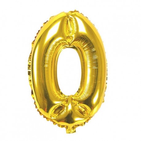 Szín: arany 0 - 1 db 32 hüvelykes rózsa arany ezüst alumínium fólia szám lufi 0-9 születésnapi esküvői eljegyzési