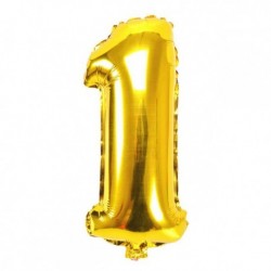 Szín: arany 1 - 1 db 32 hüvelykes rózsa arany ezüst alumínium fólia szám lufi 0-9 születésnapi esküvői eljegyzési