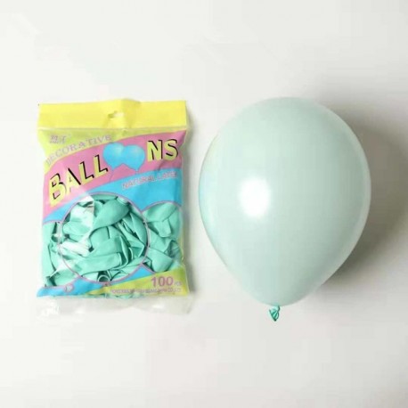 Szín: Tiffany - 10 db 10 hüvelykes Unicorn Party Macaron színes latex léggömb esküvői dekoráció gyerekeknek