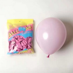 Szín: világos lila - 10 db 10 hüvelykes Unicorn Party Macaron színes latex léggömb esküvői dekoráció gyerekeknek