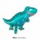 Szín: Mini 07 - 1 db mini dinoszaurusz fólia lufi zöld piros boldog születésnapi buli dekoráció dinoszaurusz léggömb
