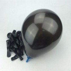 Fekete szín - 10db/tétel 10 hüvelykes 1,5g-os citromos latex léggömb hélium léggömbök felfújható esküvői boldog