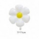 Szín: 1db - 1 db INS fehér százszorszép virág hélium léggömb baba zuhany születésnapi fotó kellékek tojás virág