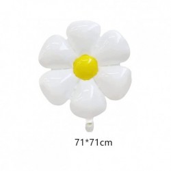 Szín: 1db - 1 db INS fehér százszorszép virág hélium léggömb baba zuhany születésnapi fotó kellékek tojás virág