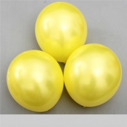 Szín: sárga - Arany fekete léggömbök 10 db 12 hüvelykes 2,8 g-os latex léggömbök felfújható hélium léggömbök
