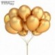 Szín: ezüst - 10db/tétel 12 hüvelykes vastag 2,8g arany ezüst gyöngy Latex léggömbök felfújható hélium ballon