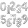 Szín: ezüst - 40 hüvelykes színátmenetes rózsa vörös arany ezüst nagyszámú fólia lufi 0 1 2 3 4 5 6 7 8 9 18 éves
