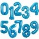 Szín: kék - 40 hüvelykes színátmenetes rózsa vörös arany ezüst nagyszámú fólia lufi 0 1 2 3 4 5 6 7 8 9 18 éves