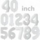 Szín: zöld - 40 hüvelykes színátmenetes rózsa vörös arany ezüst nagyszámú fólia lufi 0 1 2 3 4 5 6 7 8 9 18 éves