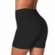 Fekete szín - Nyári vékony fitnesz rövidnadrág Push Up női szexi edzőtermi motoros rövidnadrág rövid nőies leggings