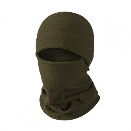 Szín: zöld - Polar Coral Hat Polár Balaclava Férfi Arcmaszk Nyak Téli Melegítő Beans Termikus Fejvédő Taktikai Katonai