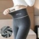 Méret: M - Téli vastag báránygyapjú leggings női meleg polár bélésű termikus bokahosszú nadrág szürke színű szexi