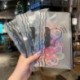 Szín: C 100db - 100 DB színes női elasztikus hajpánt Scrunchie lófarok tartó fejfedő gumiszalag lány fejpánt haj