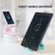 Fekete szín - Asztali telefontartó állvány Mobiltelefon-tartó Állítható szög magasságú, univerzális mobiltelefon