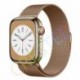 Szín: rózsa arany - Milánói hurkos szíj Apple óra szíjhoz 44mm 40mm 45mm 41mm 42mm 38mm 45 44mm karkötő IWatch Series 3