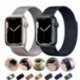 Szín: rózsa arany - Milánói hurkos szíj Apple óra szíjhoz 44mm 40mm 45mm 41mm 42mm 38mm 45 44mm karkötő IWatch Series 3