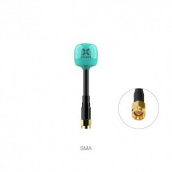 Szín: zöld RHCP SMA - 2 DB Foxeer Lollipop 4 Lollipop Plus Omni 5.75G 2.6DBI mini antenna RHCP LHCP SMA MMCX jobb egyenes RHCP