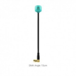 Szín: zöld RHCP SMA 15cm - 2 DB Foxeer Lollipop 4 Lollipop Plus Omni 5.75G 2.6DBI mini antenna RHCP LHCP SMA MMCX jobb egyenes