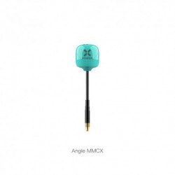 Szín: zöld L StraightMMCX - 2 DB Foxeer Lollipop 4 Lollipop Plus Omni 5.75G 2.6DBI mini antenna RHCP LHCP SMA MMCX jobb
