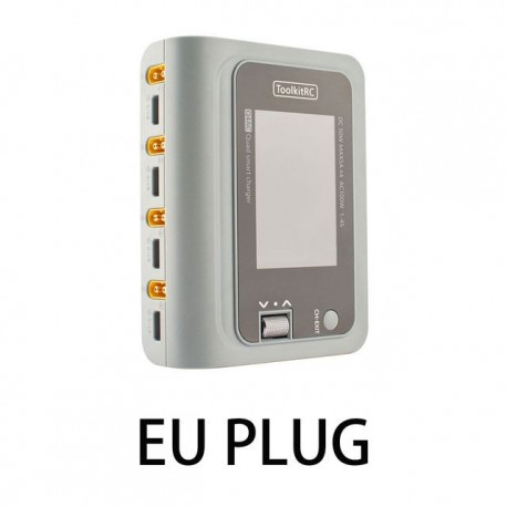 Szín: Q4AC xt60 - xt30-EU - ToolkitRC Q4AC 4x50w 4 portos XT60 XT30 adapterekkel IPS Bright, tiszta, széles látószögű