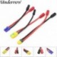 Szín: EC5 - AS150 - Amass EC5 /XT60 /XT90S aljzat XT150 / AS150 dugó / aljzat adapter csatlakozó 10AWG 15 cm vezeték Rc
