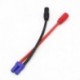 Szín: EC5 - AS150 - Amass EC5 /XT60 /XT90S aljzat XT150 / AS150 dugó / aljzat adapter csatlakozó 10AWG 15 cm vezeték Rc