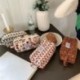 Szín: d - Kockás Virágok Rúzsok Sminktáskák Divat Neceser Csukló Kozmetikai Táska Szépség Szervező Táska Diák