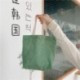 Szín: zöld - Női alkalmi bevásárlótáskák Japán stílusú Vintage egyszínű táskák kordbársony mini kézitáska Kis