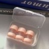 Szín: rózsaszín - 3Pairs Női utazási kontaktlencsék tok lány kontaktlencse tok konténer Szemkontaktusok