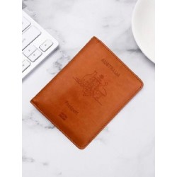 Szín: narancs - PU bőr Rfid útlevéltartó divatos utazási kiegészítők személyi igazolvány tartó pénztárca útlevél