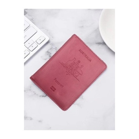 Szín: rózsaszín - PU bőr Rfid útlevéltartó divatos utazási kiegészítők személyi igazolvány tartó pénztárca
