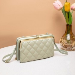 Szín: zöld-19x4x11cm - 2023 Trend női táska puha bőr kis pénztárcák mobiltelefon pénztárca kézitáska divat