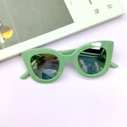 Lencsék színe: zöld - KLASSNUM Fashion Kids Cat Eye Napszemüvegek Vintage Oversized Nagy keretes Napszemüvegek Márka