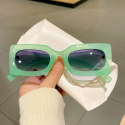 A lencsék színe: zöld dupla szürke - KLASSNUM 2023 Téglalap Női Napszemüvegek Luxus Márka Tervező Szögletes