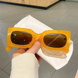 Lencsék színe: narancssárga szürke - KLASSNUM 2023 Téglalap Női Napszemüvegek Luxus Márka Tervező Szögletes