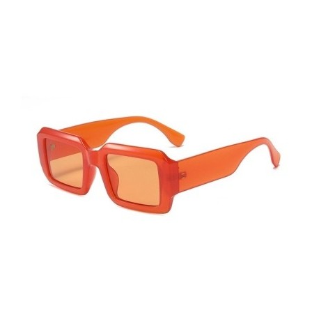 Lencsék színe: narancssárga tea - Vintage téglalap alakú napszemüvegek férfi fekete négyzet alakú széles lábú