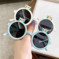 Lencsék színe: fehér szürke - Gyermek napszemüvegek Aranyos bagoly Gyerekek Lányok Árnyékolók Szemüvegek Kültéri