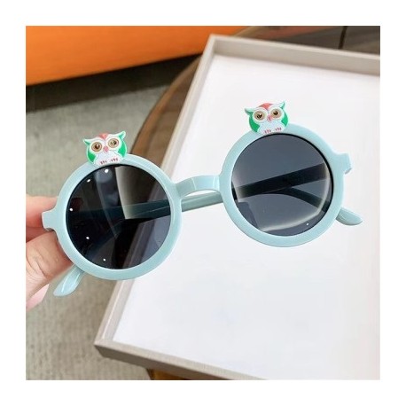 Lencsék színe: kék szürke - Gyermek napszemüvegek Aranyos bagoly Gyerekek Lányok Árnyékolók Szemüvegek Kültéri