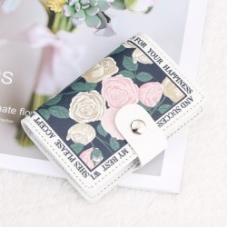 Szín: Színes virágok - Több kártyahely Hitelbank IC/ID kártya birtokos jelvény Üzleti buszkártya tárolótok